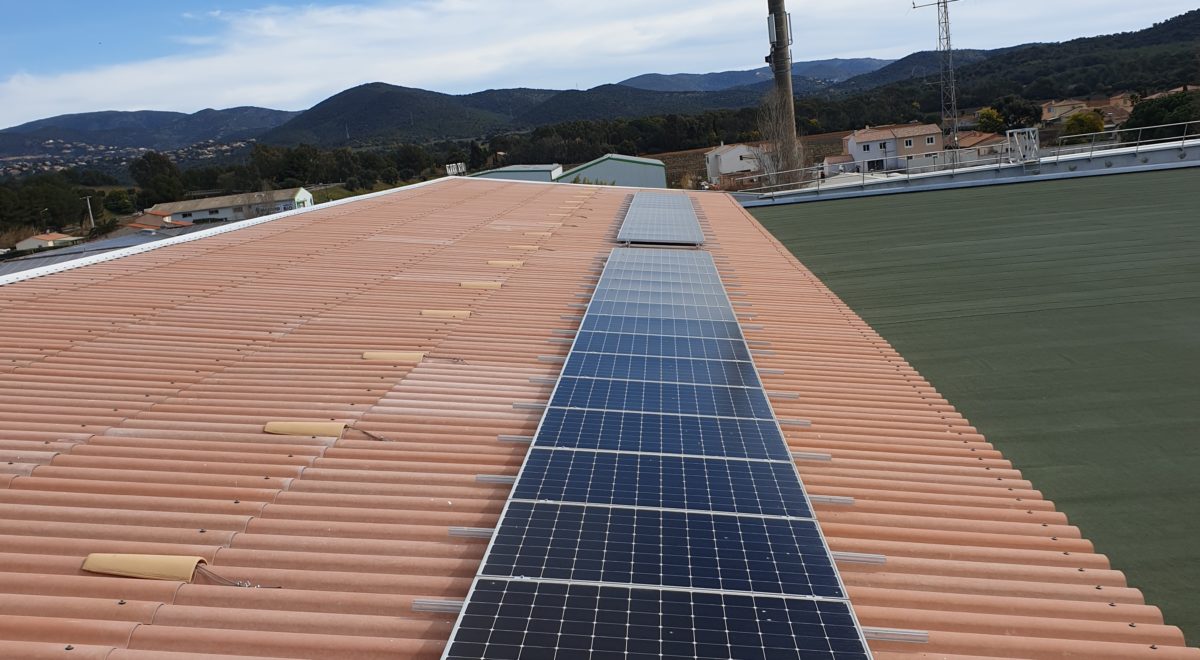 Réalisation photovoltaïque gymnase La Londe Les Maures