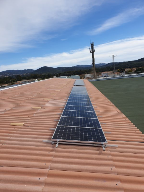 Réalisation photovoltaïque gymnase La Londe Les Maures